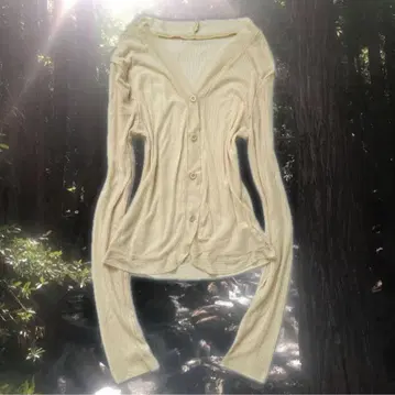 00s 코케트 코어 모리걸 비침 가디건