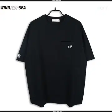 WIND AND SEA SEA ESS 2P POCKET TEE BLACK