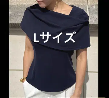 jenne 네이비 슬리브리스 상의 L jenne