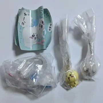치이카와 하치와레 토끼 피규어 키링 3개 묶음 판매