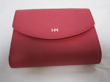 HANA MORI 나비 엠보 소가죽 접이식 지갑