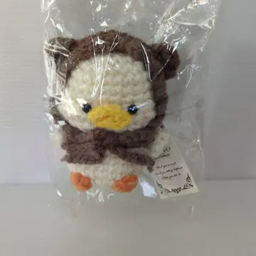 손뜨개질 오리 봉제 인형