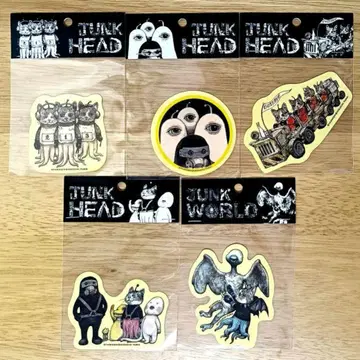 JUNK HEAD JUNK WORLD 스티커 5종 세트 히구치 유코
