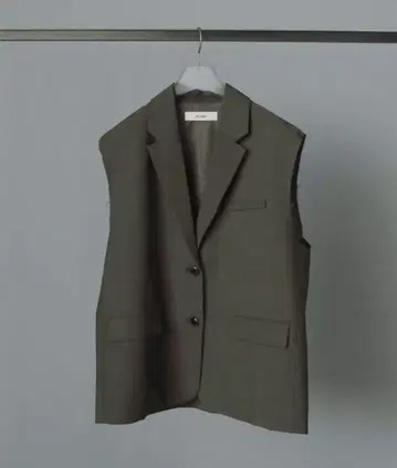 anuke/Cutoff Over Vest 36 사이즈 브라운