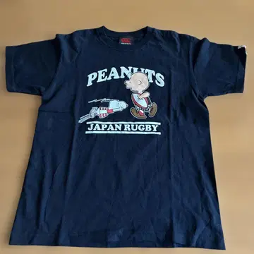 PEANUTS JAPAN RUGBY 티셔츠 네이비