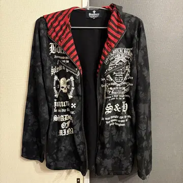 Pcaunere 스컬 프린트 후드티 v계 y2k punk