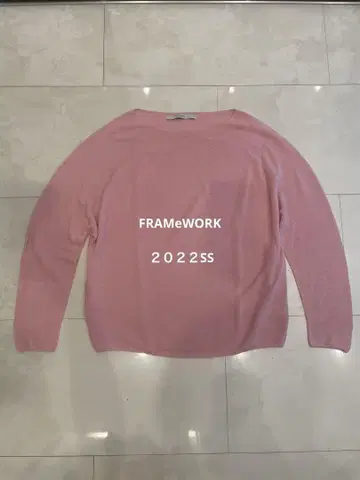 FRAMeWORK 면 린넨 돌먼 풀오버