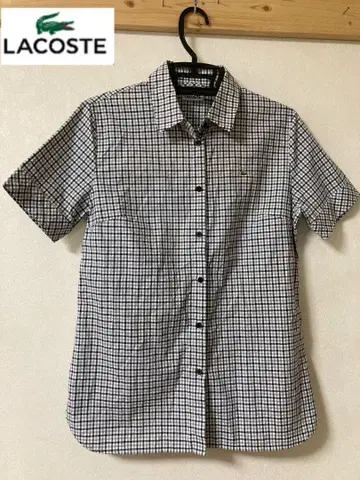 LACOSTE 라코스테 체크 셔츠 치비 와니