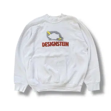 90s 후르츠 바디 DESIGNSTEIN 날씨 번개 맨투맨 XL