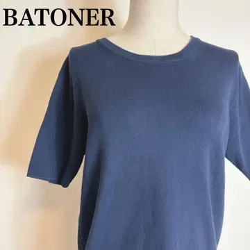 BATONER 바토너 티셔츠 반팔 심플 유니섹스 사이즈 1