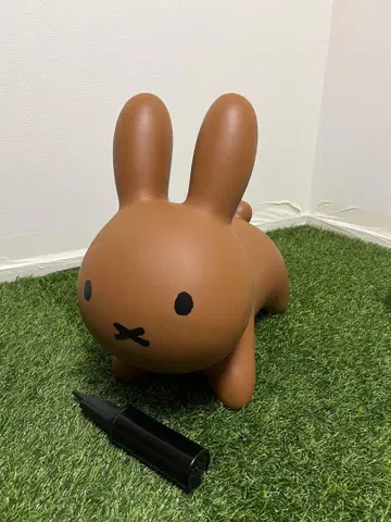 블루나 모자 꽁지 브라운 토끼 모양