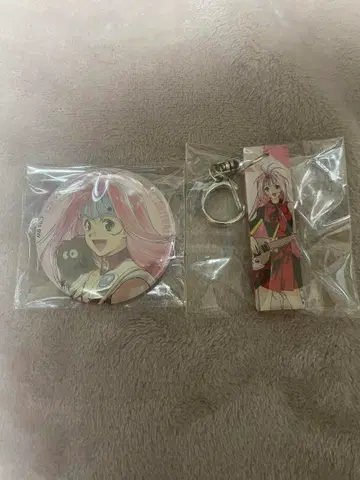 마크로스 밀레네 지네스 캔뱃지 & 아크릴 키링 세트