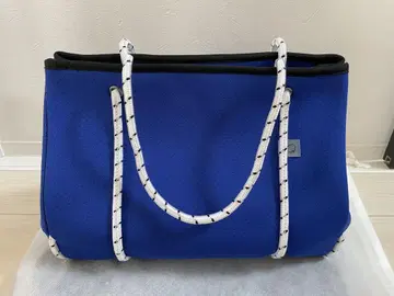 새상품 qbag paris 마더백 토트백 zip M 블루