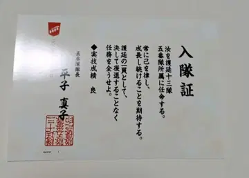 블리치 월드 입대증 5번대 히라코 마코
