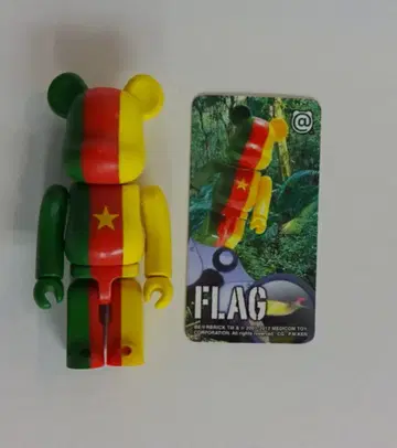 MEDICOMTOY 베어브릭 FLAG 카메룬 100% 시리즈 25