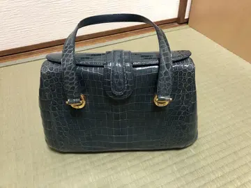 sanpo(삼보) 크로커다일 핸드백