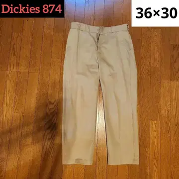 디키즈 874 36 x 30 카키 베이지 워크 팬츠 B