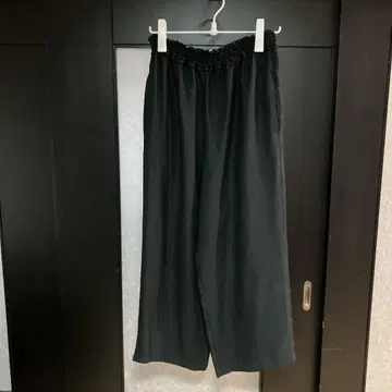 이에나 와이드 팬츠 허리밴딩 릴랙스 36