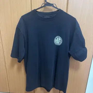HUF 반팔 로고 블랙 T셔츠
