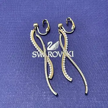 SWAROVSKI/스와로브스키/귀걸이/로즈 골드/미니 펄