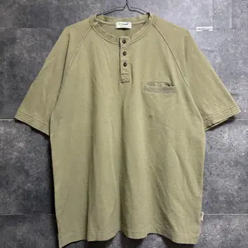 Crocodile 크로커다일 헨리넥 카키 구제 의류 XL 사이즈