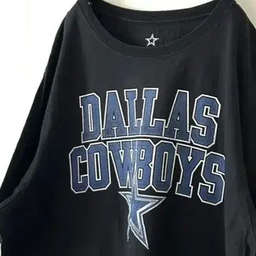 NFL 댈러스 카우보이스 COWBOYS 티셔츠 XL 블랙 검정 구제 의류
