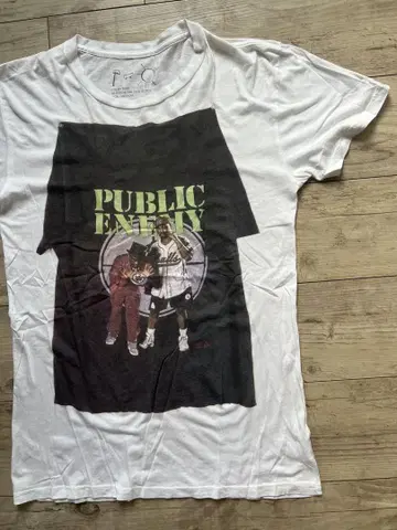 PUBLIC ENEMY 퍼블릭 에너미 사진 프린트 티셔츠 M