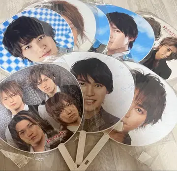 Kis-My-Ft2 니카이도 타카시 역대 부채 세븐 복권 굿즈
