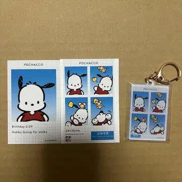 산리오 증명사진풍 키링 슬로마이드 포차코
