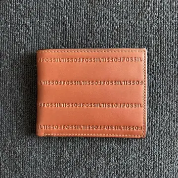 FOSSIL 브라운 가죽 지갑