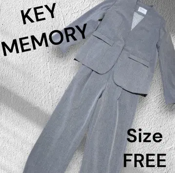 새상품급 KEY MEMORY 셋업 수트 그레이 FREE