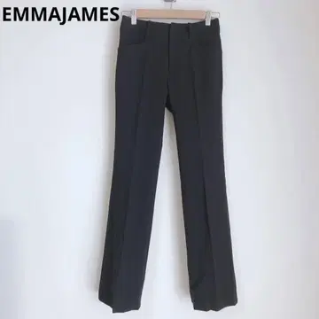 EMMAJAMES 여성용 하의 비즈니스 팬츠 아름다운 실루엣 블랙 7