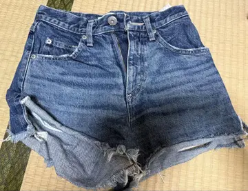 GYDA 데님 숏 팬츠 S 사이즈 데미지 가공