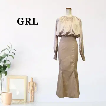 zB21 [ S ] 그레일 볼륨 슬리브 머메이드 라인 풀렝스