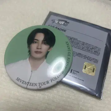 FOLLOW AGAIN TO JAPAN 캔뱃지 정한