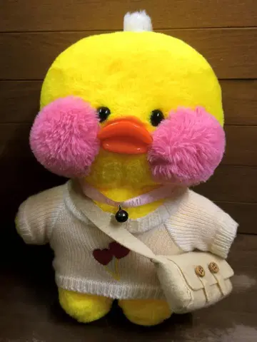 한국 빵빵 CAFEMIMI 오리 봉제 인형 Fanfanduck