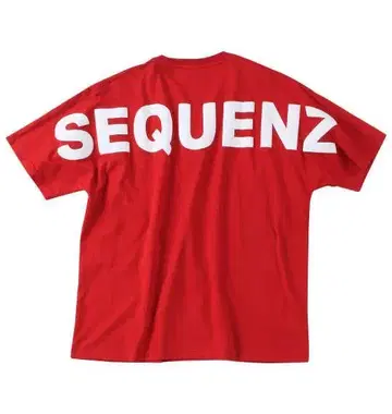 SEQUENZ 백 빅 로고 반팔 티셔츠 slkd4