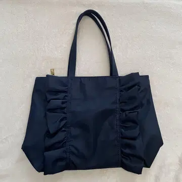 [구시오 이탈리아] 나일론 프릴 토트백