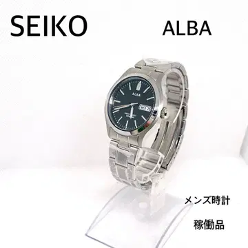 작동품 SEIKO ALBA 남성 시계 미사용 새상품
