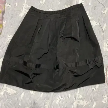 블랙 푹신한 스커트 44