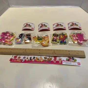 엽서 반려동물 허벅지 postpet 캐릭터 키링 6개 세트