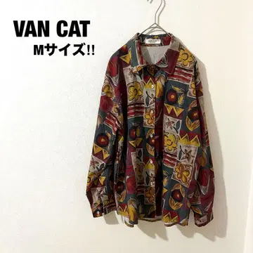 VANCAT 유일무이 올 패턴 긴팔 셔츠 M 레어 남성용 디자인 셔츠