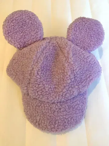 미키 모코모코 캡 퍼플