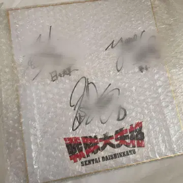 전대 대실격 사인 포함 색지