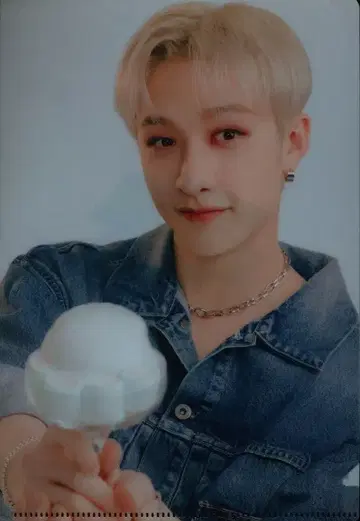 StrayKids 훼미리마트 콜라보 BangChan 미니 클리어 파일