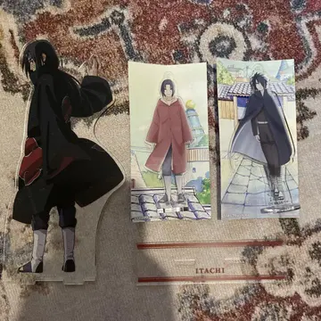 NARUTO BORUTO 인연 아크릴 키체인 사스케 이타치 아크릴 스탠드
