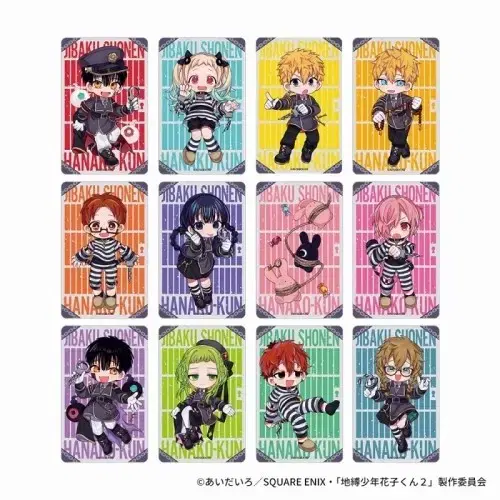 Toilet-bound Hanako-kun Official Goods Trading Clear Card Guard & Prisoner Full Set