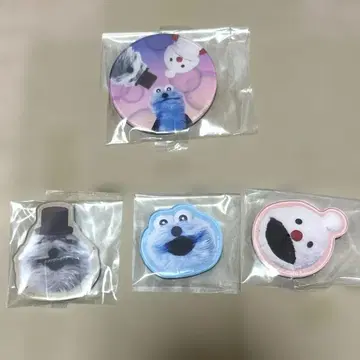 퍼펫 스슨 캐릭터 마그네츠 4점 사이좋은 스슨 논논 종종