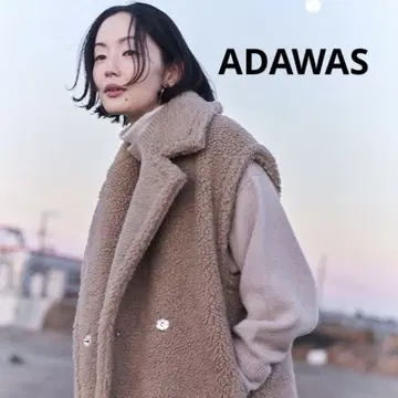 ADAWAS 아다와스 페이크 무스탕 베스트