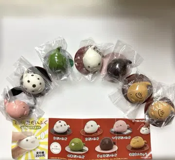 쫀득한 콩 타다이후구  마스코트 스퀴즈 총 6종 + 1개